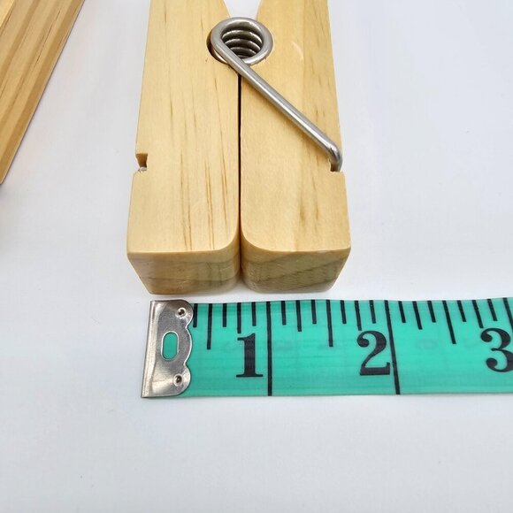 Jumbo Oversized Wooden Clothespins, 4"  - 2 Pieces - Picture 5 of 16